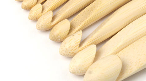 Крючьки из бамбука для шерсти